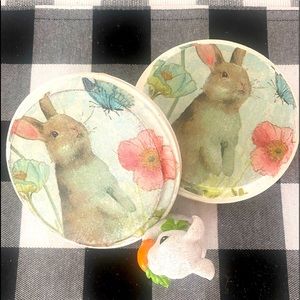 Mug riser,wood pedestal,candle riser,farmhouse decor,Easter decor,wood rounds